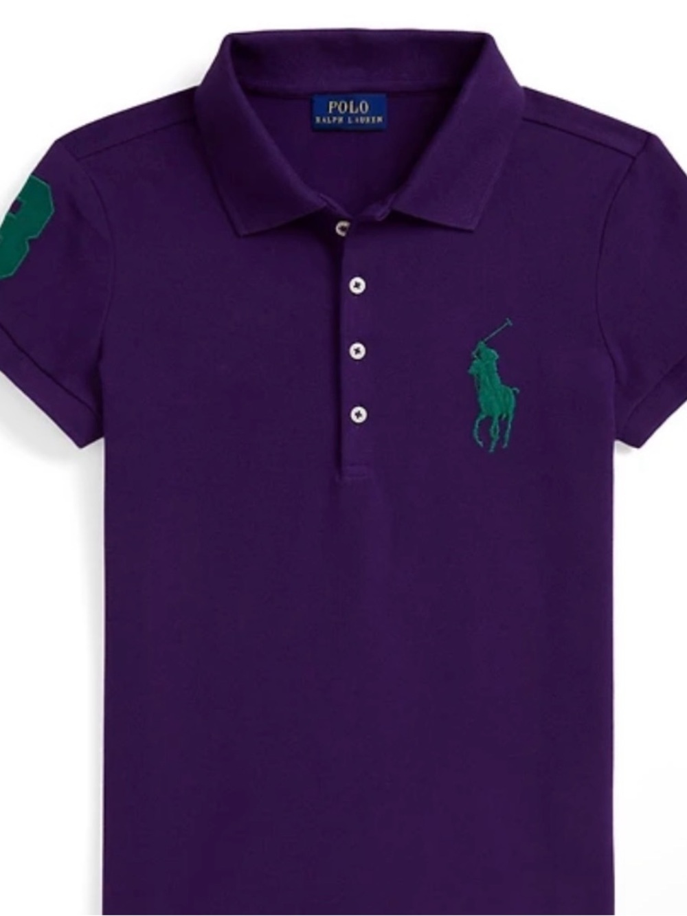 Polo by Ralph Lauren girl 5 y Purple Polo with Green Pony